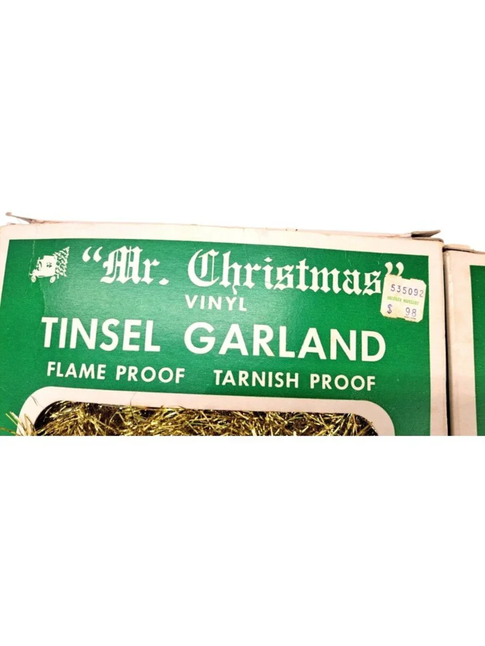 Vintage Mr. Christmas Vinyl Tinsel Garland 2